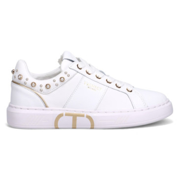 Sneakers Twinset bianche e...