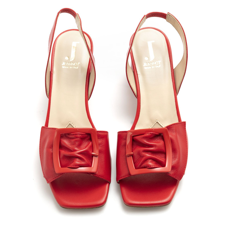 sandali eleganti rossi