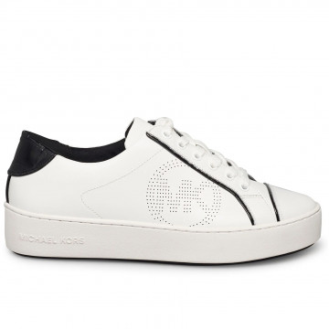 Sneakers donna Michael Kors Kirby bianche e nere