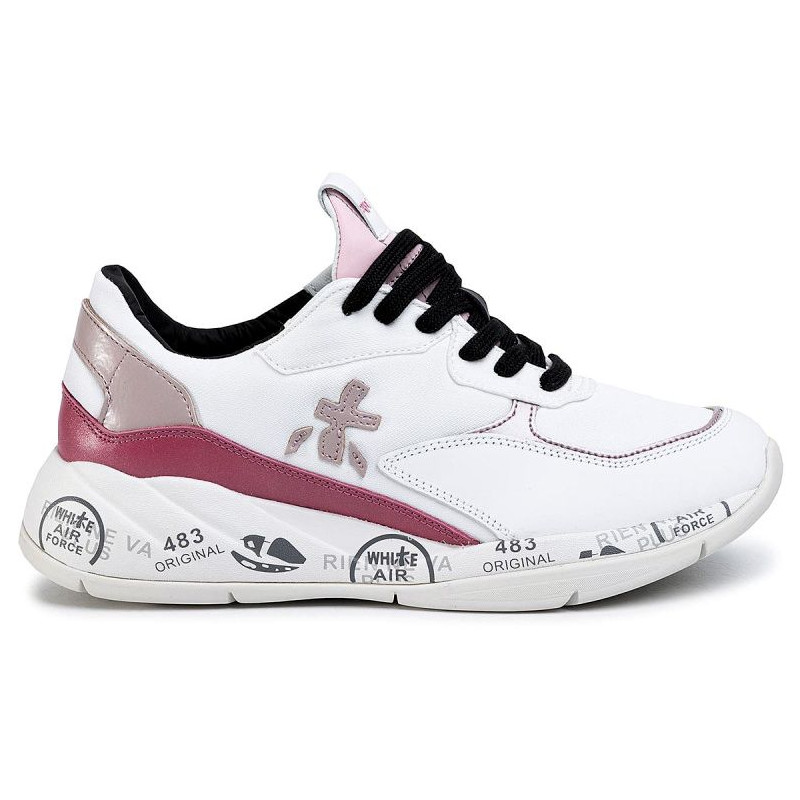 Sneakers donna Premiata Scarlett bianca e rosa
