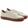 Sneaker Pantofola d'Oro Top Spin Low in pelle bianca