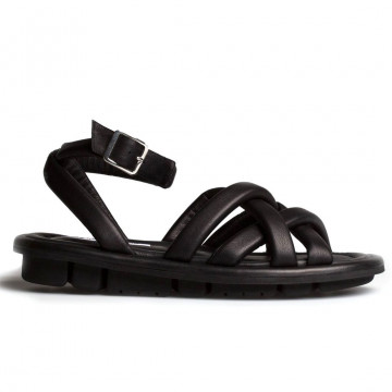 Sandalo OA non-fashion A26 Greece nero in morbida pelle