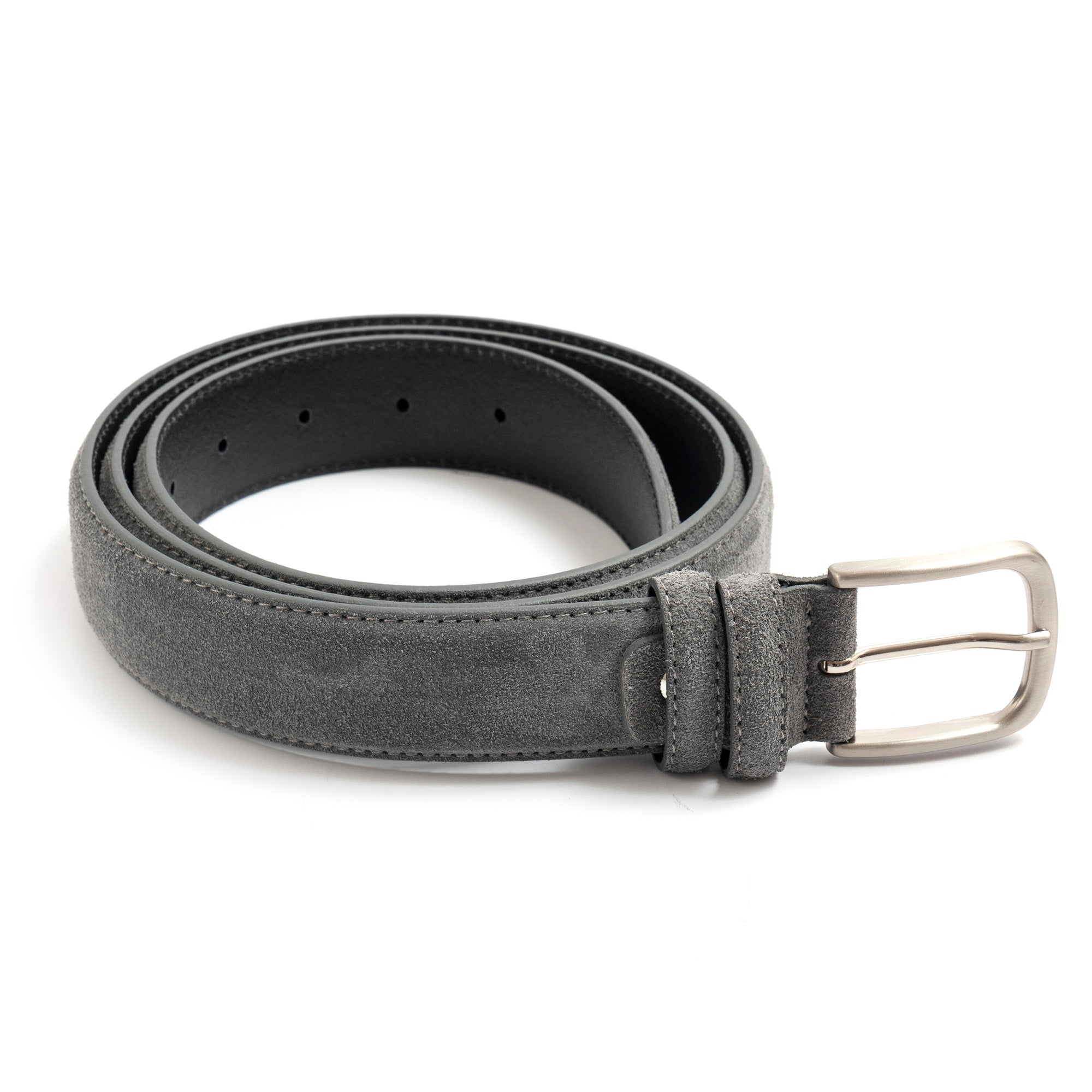 Cintura regolabile Sangiorgio in camoscio grigio