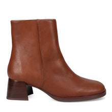 Stivaletto hispanitas in pelle color cuoio con tacco comodo