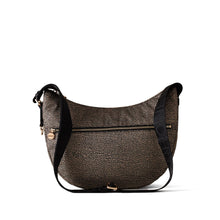 Luna bag middle op naturale/nero