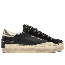 Distressed platform black dusk