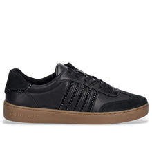 Scotty lace up black crystal
