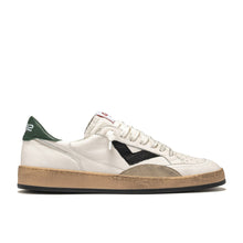 Playnew in pelle bianca nera verde