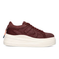 BARRACUDA: Sneakers platform da donna Mary Lou in cavallino brisa atik bordeaux