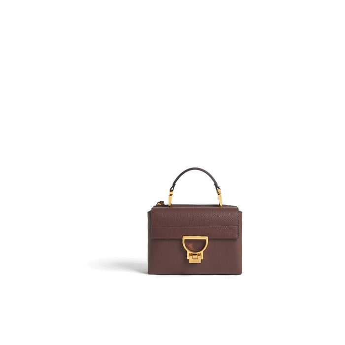 COCCINELLE: Borsa a tracolla small da donna Coccinelle Arlettis in pelle con grana viola