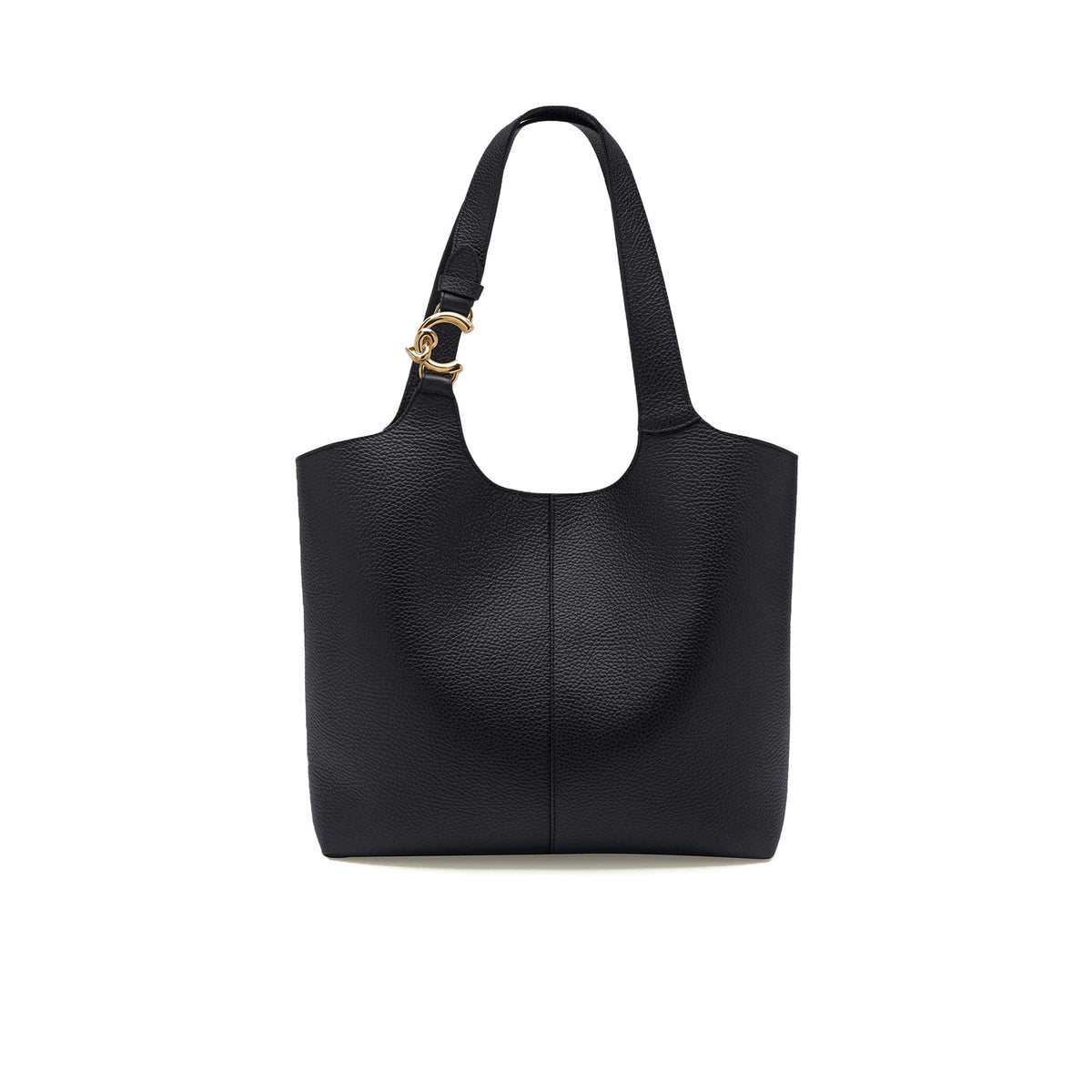 COCCINELLE: Borsa shopping large da donna Coccinelle C-Easy in pelle con grana nera