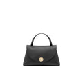 COCCINELLE: Borsa a mano media da donna Coccinelle Nikla in pelle double nera con patta
