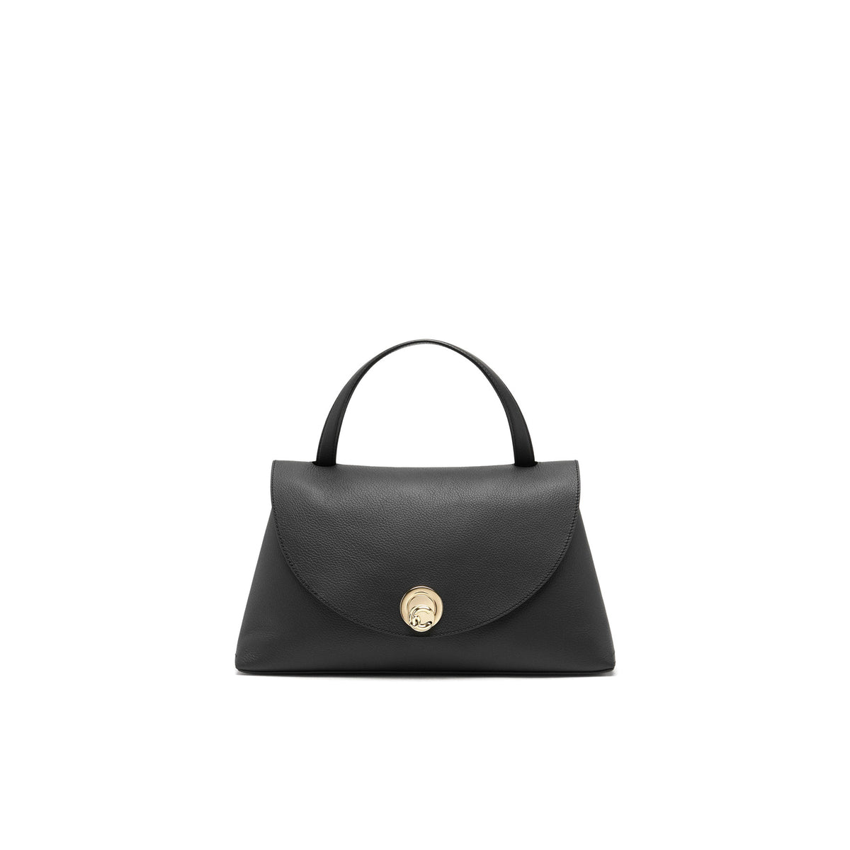 COCCINELLE: Borsa a mano media da donna Coccinelle Nikla in pelle double nera con patta