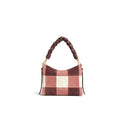 COCCINELLE: Borsa a mano small da donna Coccinelle Boheme in camoscio patchwork vichy multicolor