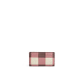 COCCINELLE: Portafogli da donna Metallic Large in pelle stampa patchwork rosa crema e bordeaux