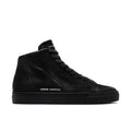 Crime London: Sneaker High Top da uomo Kane in camoscio vintage nero