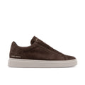 Crime London: Sneaker slip on da uomo Superlight in pelle scamosciata idrorepellente marrone