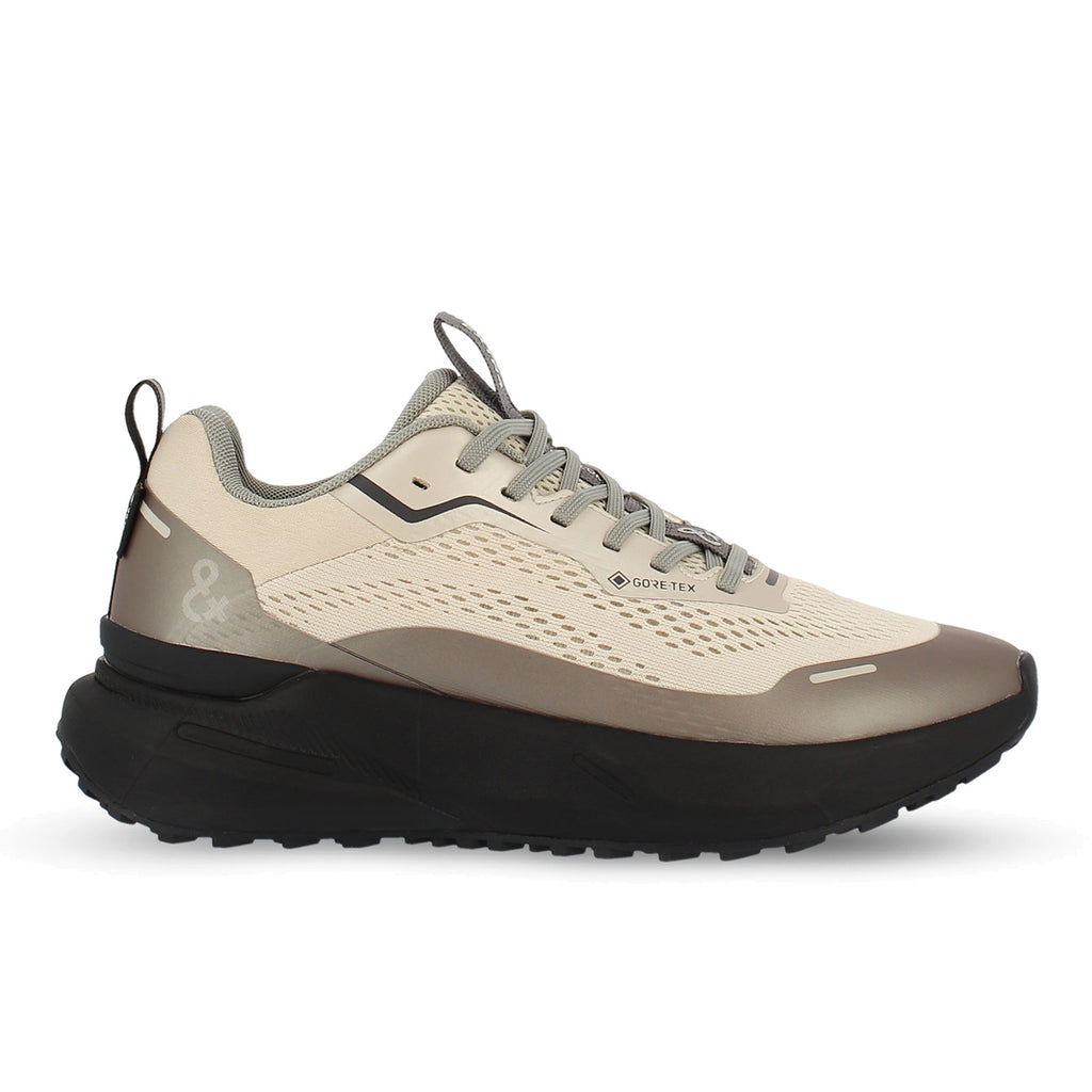 EXTR4: Sneaker da donna Kaizen Gtx in tessuto beige con membrana gore-tex idrorepellente e traspirante