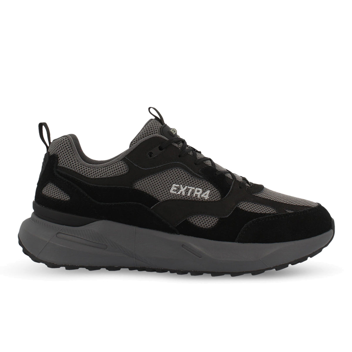EXTR4: Sneaker da uomo Kaizen in tessuto tecnico idrorepellente e suede nero