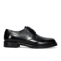FABI: Scarpa derby elegante da uomo in pelle spazzolata nera