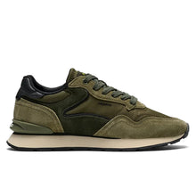 City green nylon suede