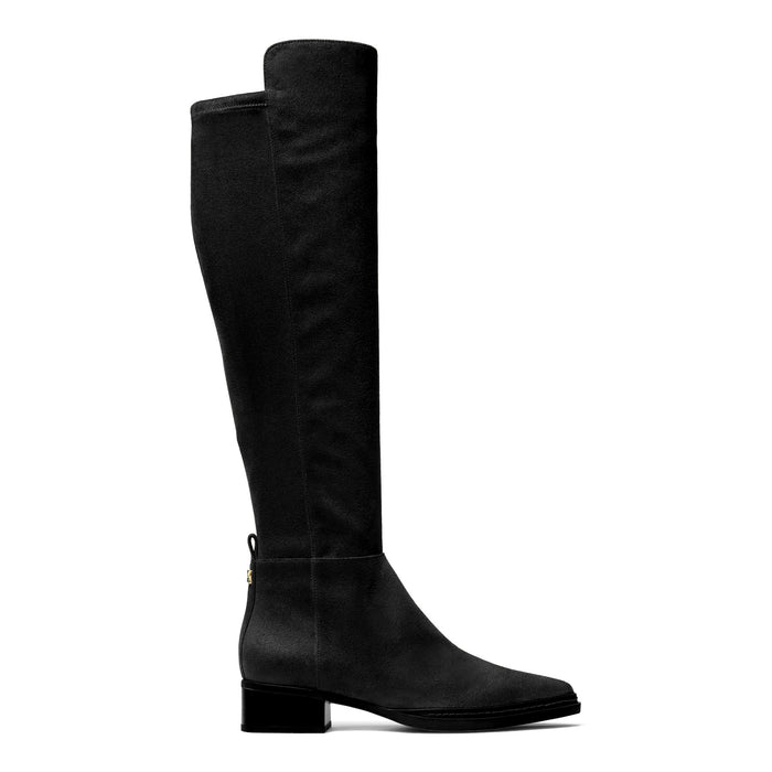 MICHAEL KORS: Stivale sopra al ginocchio da donna Lex in camoscio nero con gambale elasticizzato