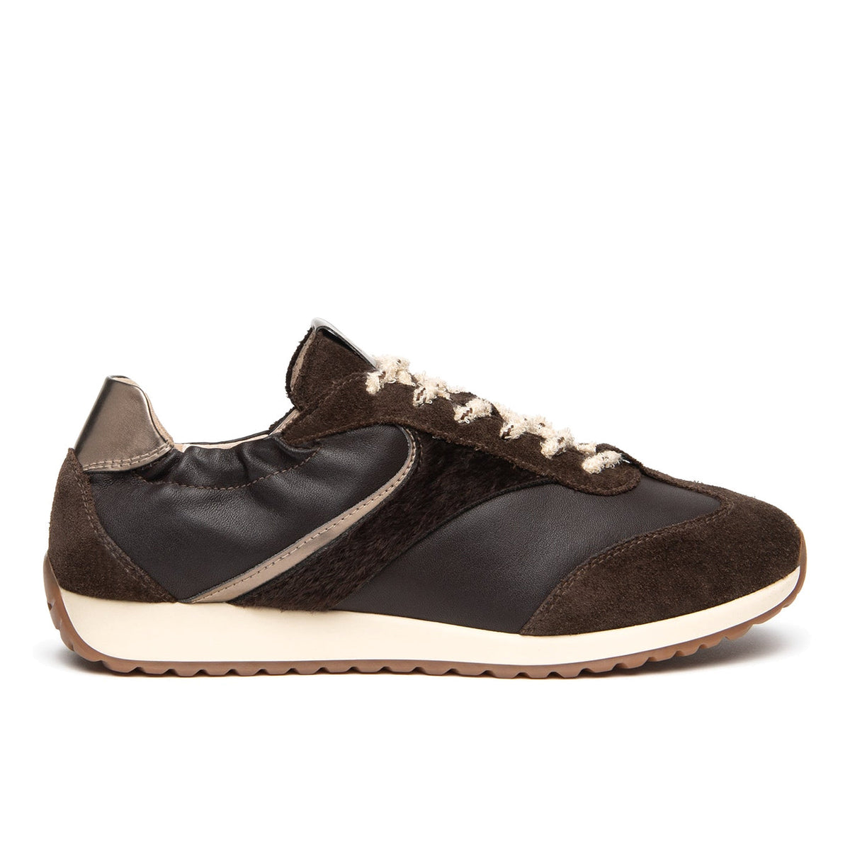 NeroGiardini: Scarpa casual da donna in morbida pelle marrone