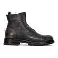 PAWELKS: Stivaletto da donna Walker in pelle anticata grigio scuro con suola carrarmato