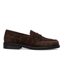 Penny loafer scamosciato moro