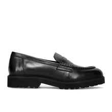 Penny loafer in pelle nera