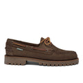 SEBAGO: Mocassini da uomo Docksides Ranger in nabuk marrone scuro con suola carrarmato