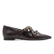 Ballerina cinturini cocco marrone