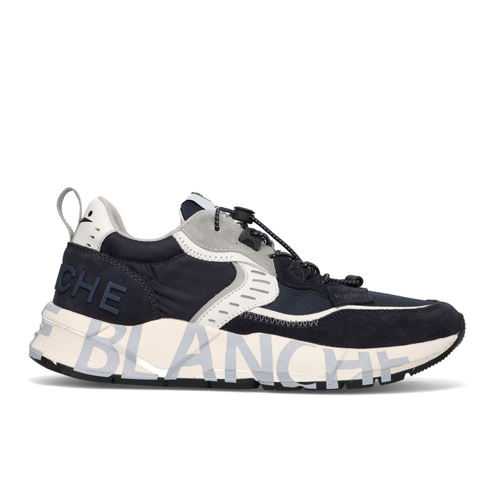Voile Blanche: Sneaker da uomo Club 01 North Sails in camoscio e tessuto tecnico blu