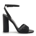 Sandalo Kendall + Kylie Genna nero con tacco alto