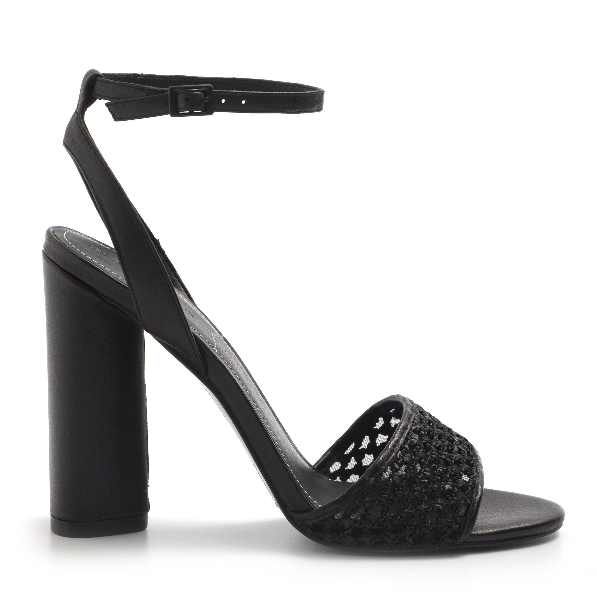 Sandalo Kendall + Kylie Genna nero con tacco alto