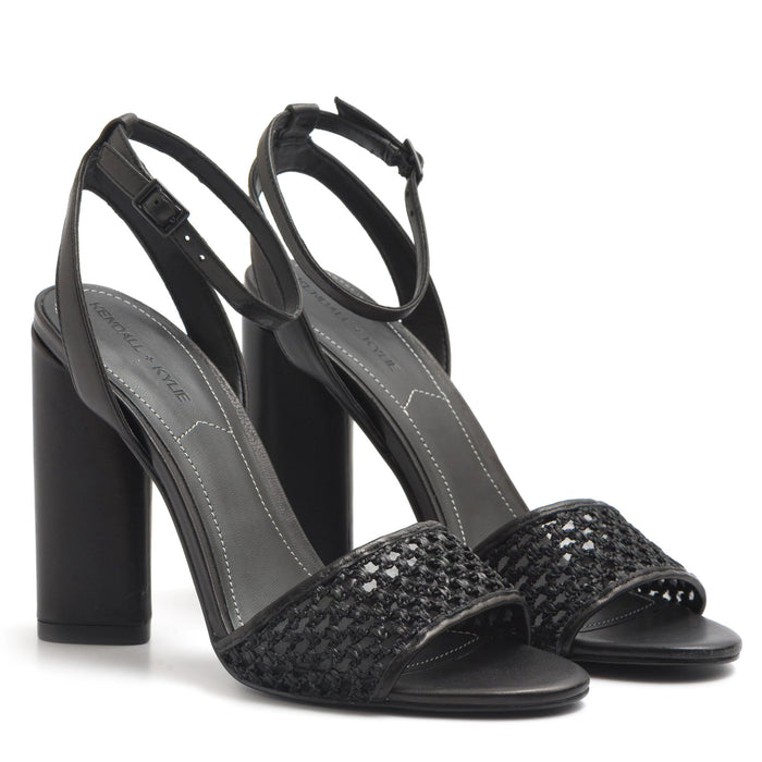 Sandalo Kendall + Kylie Genna nero con tacco alto