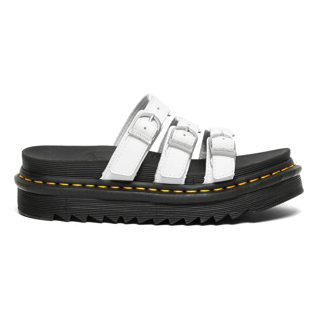 PE22---drmartens---BLAIRE SLIDEWHITE HYDRO LEATHER