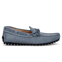 Loafer fiocchetto nubuk denim