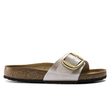 Madrid big buckle graceful pearl white