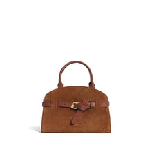 Sabine suede bimaterial cognac