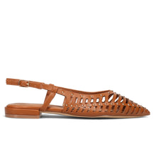 Slingback lizzy cuoio