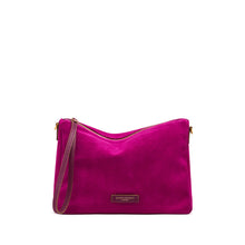 Nora pouch suede fuxia