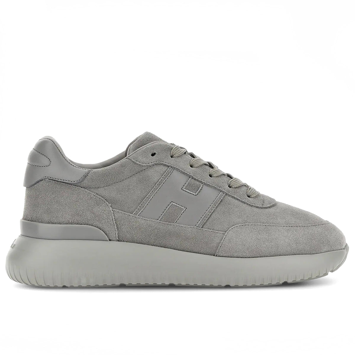 Hogan: Sneakers da uomo Hogan Interactive³ in pelle scamosciata grigia