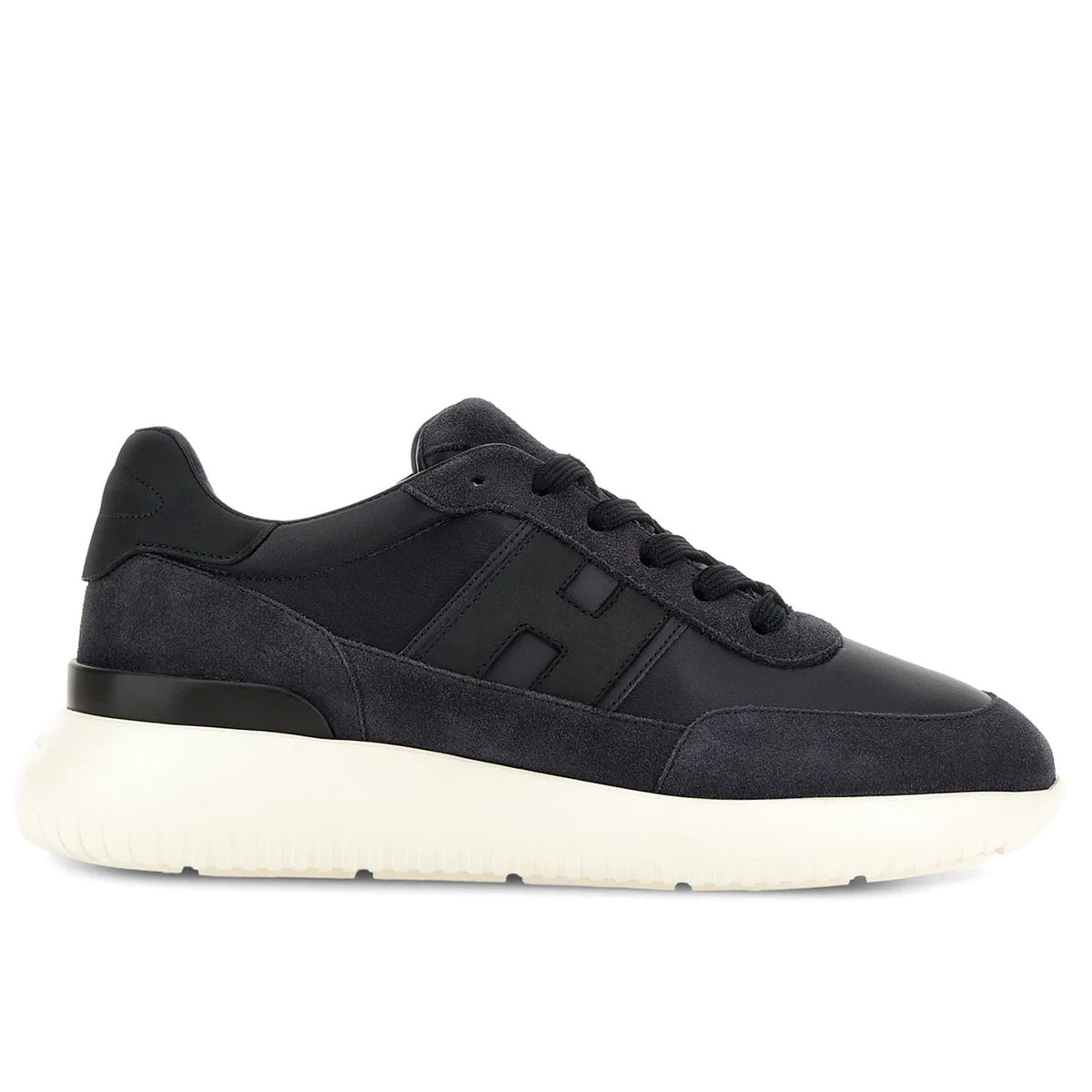 Hogan: Sneakers da uomo Hogan Interactive³ in suede e nappa blu
