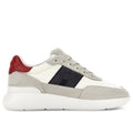 Hogan: Sneakers da uomo Hogan Interactive³ bianca, grigia, blu e rossa in suede e tessuto
