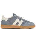Hogan: Sneakers da donna Hogan Cool in pelle scamosciata azzurra con H bianca