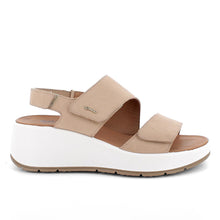 Carola zeppa beige