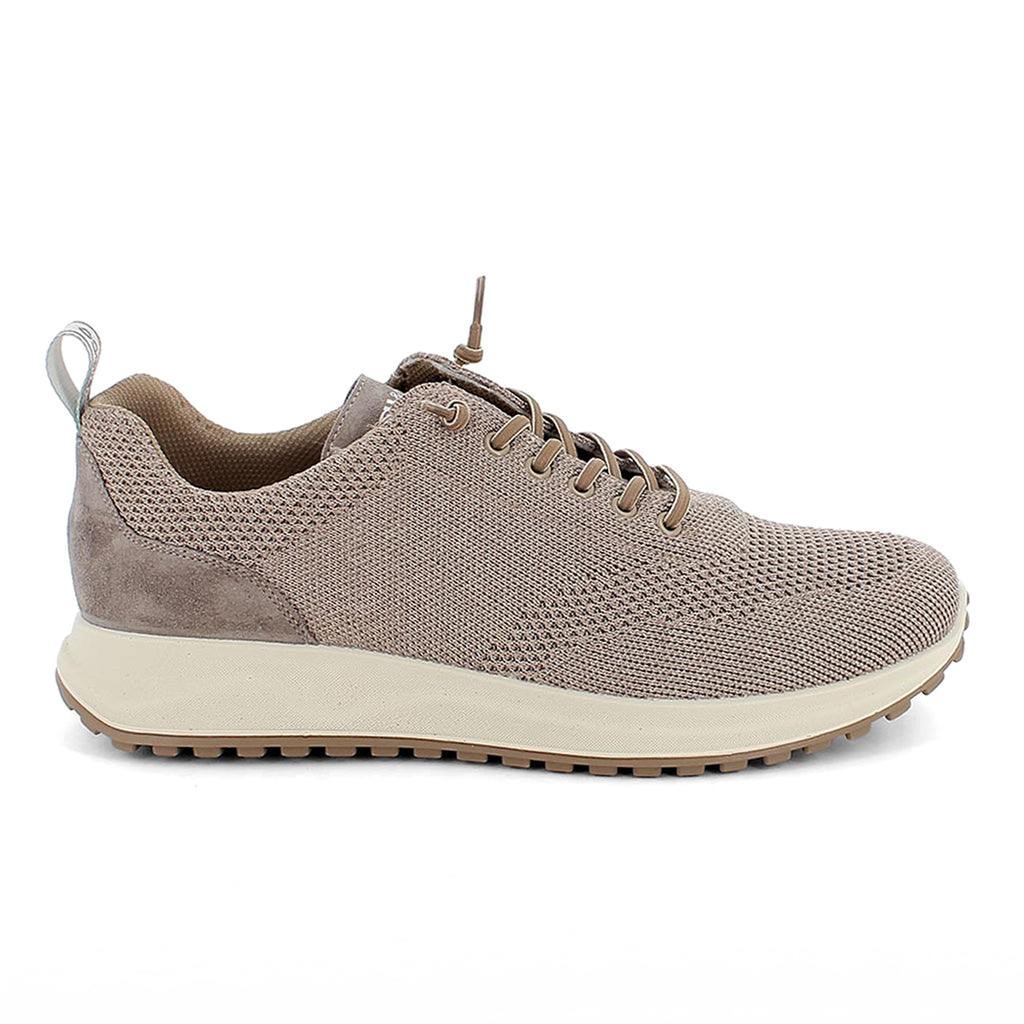 IGI&CO: Sneakers da uomo Igi&Co Saronno in tessuto beige con lacci elastici