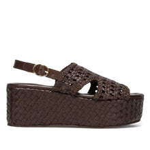 Takara platform intreccio marrone