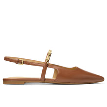 Dina flex sling flat cuoio